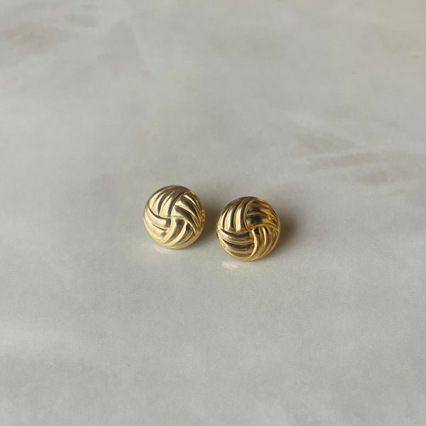 Ripple Stud Earrings