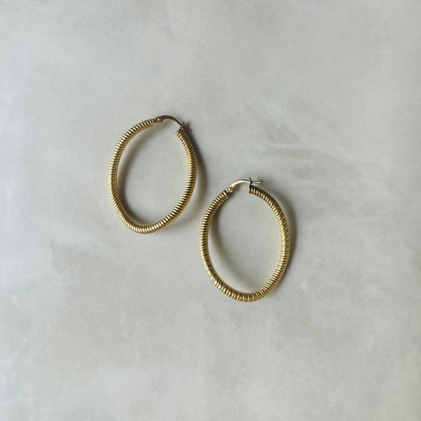 Rope Hoop Earrings