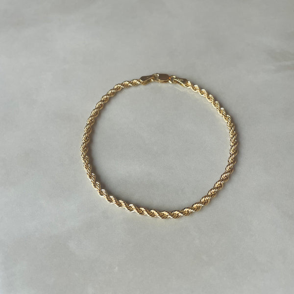 Gold Rope Bracelet