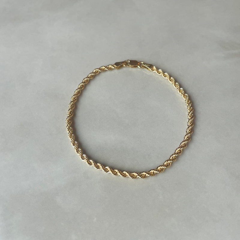Gold Rope Bracelet