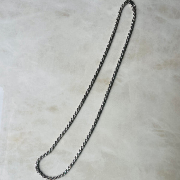 Silver Rope Necklace