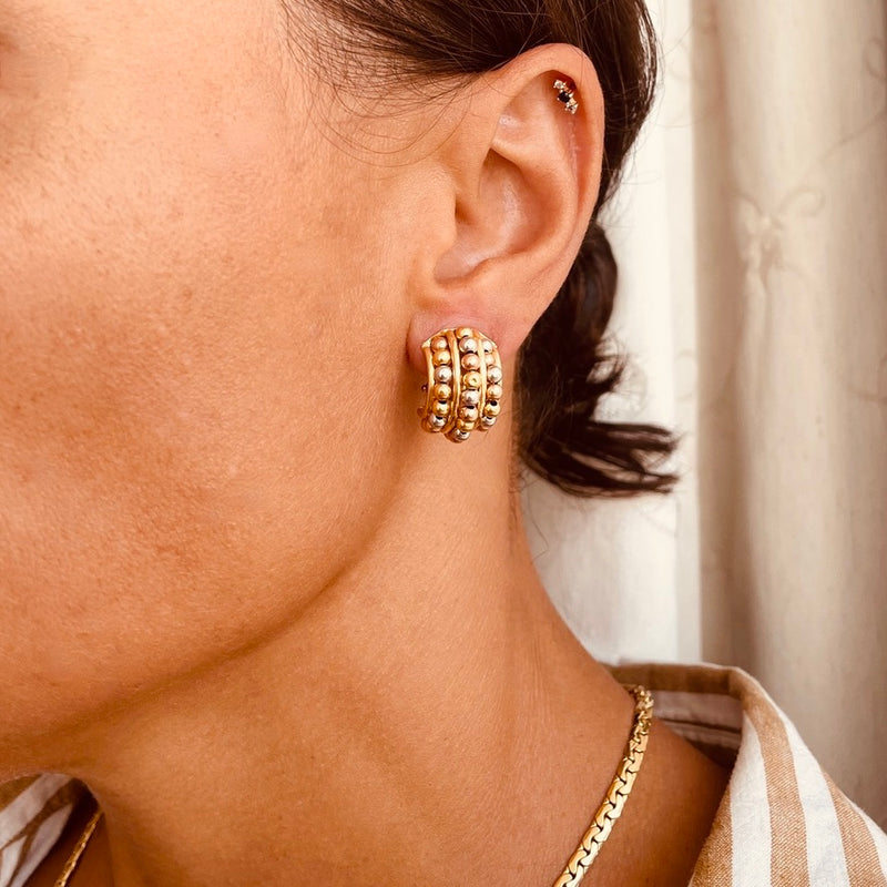 Chunky Bobble Earrings Deheb Jewellery Malta