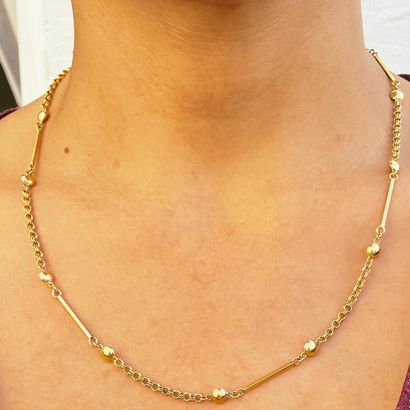 Antique Chain Link Necklace