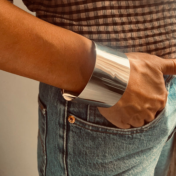 Silver cuff bracelet 925 silver