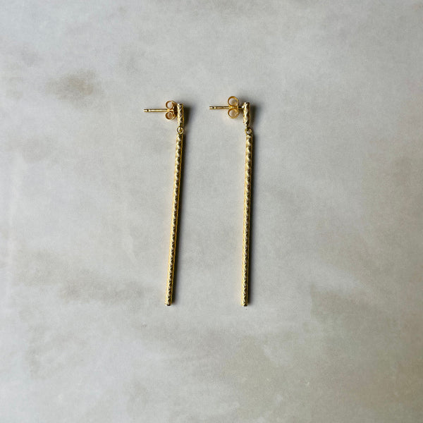 Stick drop earrings 